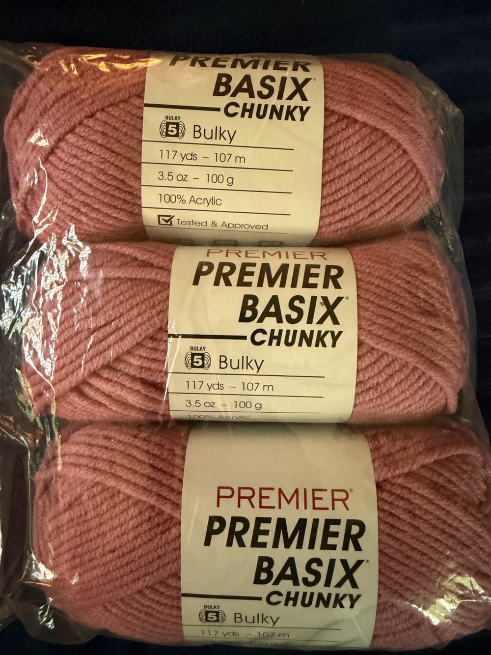 Premier Basix Chunky Yarn in Orchid